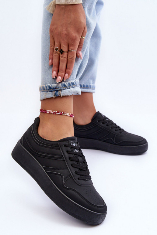 Women s Sport Shoes Sneakers Black-Silver Aruba