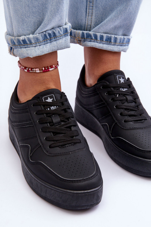 Women s Sport Shoes Sneakers Black-Silver Aruba