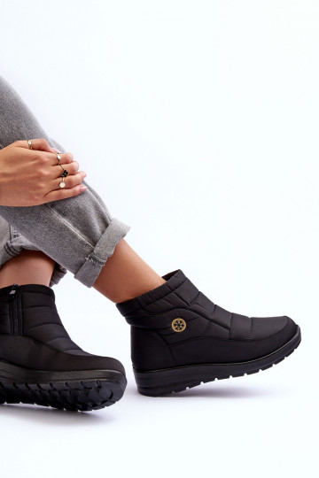 Women's Insulated Snow Boots Black Helis 2