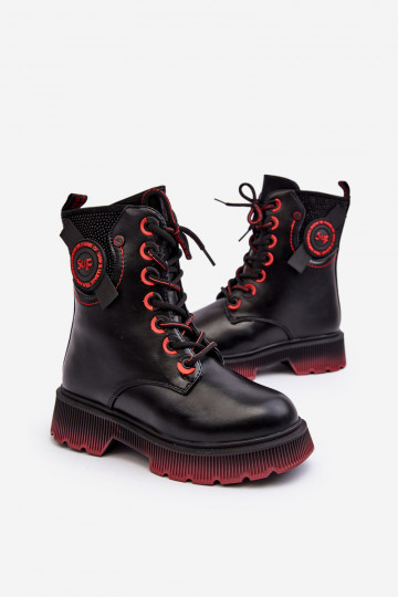 Insulated Trapper Boots Kids' Black Askya 2