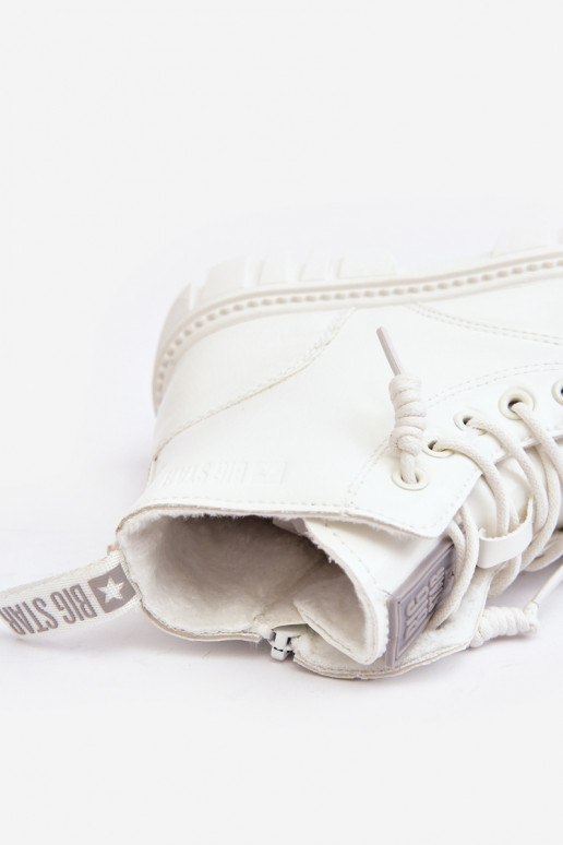 Lacquered Padded Boots Kids' Big Star MM374142 White