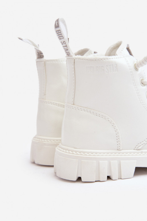 Lacquered Padded Boots Kids' Big Star MM374142 White