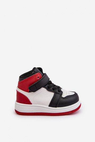 High Children's Sports Shoes White and Red Teredite 2