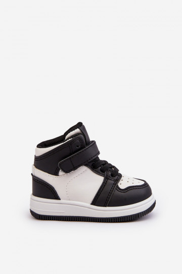 High Children's Sports Shoes White and Black Teredite 2