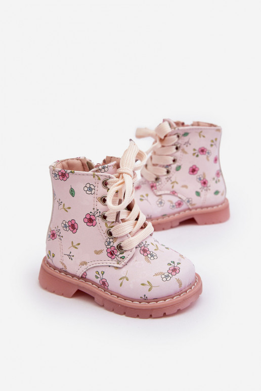 Kids' Insulated Zip-up Boots Pink Dolida Kids' Insulated Zip-up Boots Pink Dolida