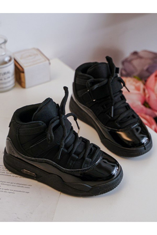 Children's Sport Lace-Up Shoes Black Darina Children's Sport Lace-Up Shoes Black Darina