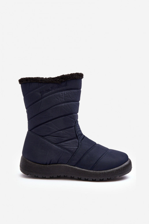 Women's High Padded Snow Boots Navy Luxina Women's High Padded Snow Boots Navy Luxina