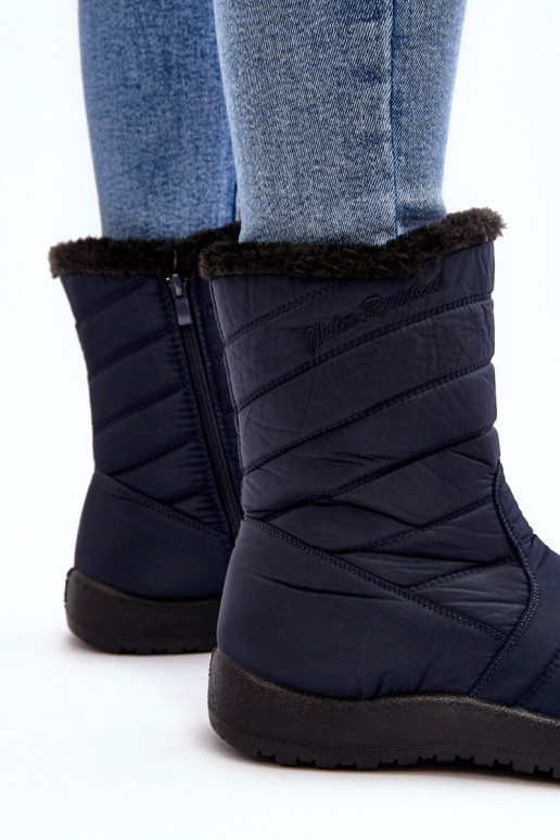 Women's High Padded Snow Boots Navy Luxina Women's High Padded Snow Boots Navy Luxina
