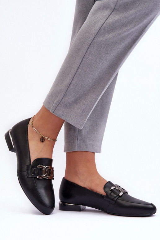 Women's Moccasins with Embellishment Black Camilena Women's Moccasins with Embellishment Black Camilena