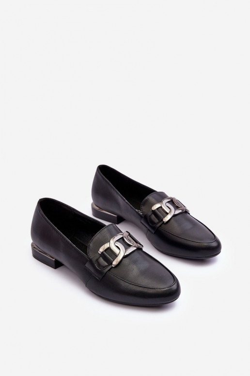 Women's Moccasins with Embellishment Black Camilena Women's Moccasins with Embellishment Black Camilena