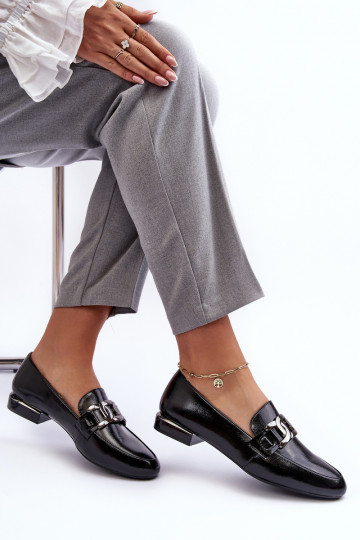 Women's Moccasins with Embellishment Black Camilena 2