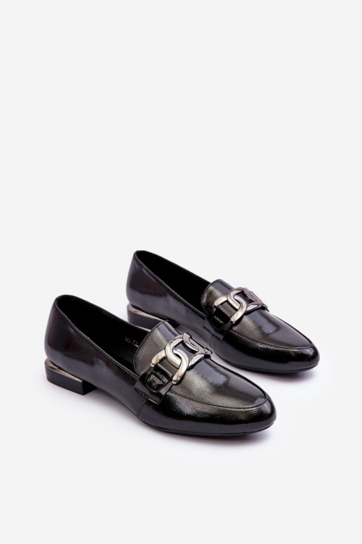 Women's Moccasins with Embellishment Black Camilena