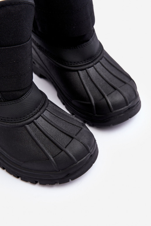 Children's Snow Boots On Velcro Big Star KK374237 Camel