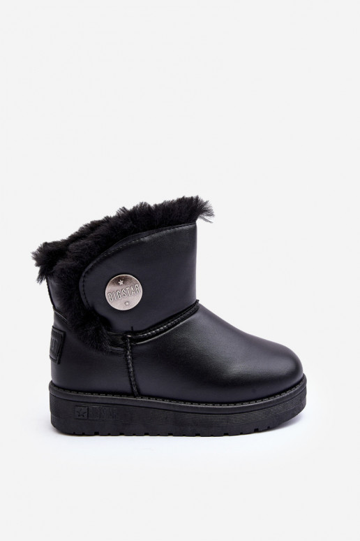 Children's Snow Boots Lined with Fur Black Big Star MM374082 Children's Snow Boots Lined with Fur Black Big Star MM374082