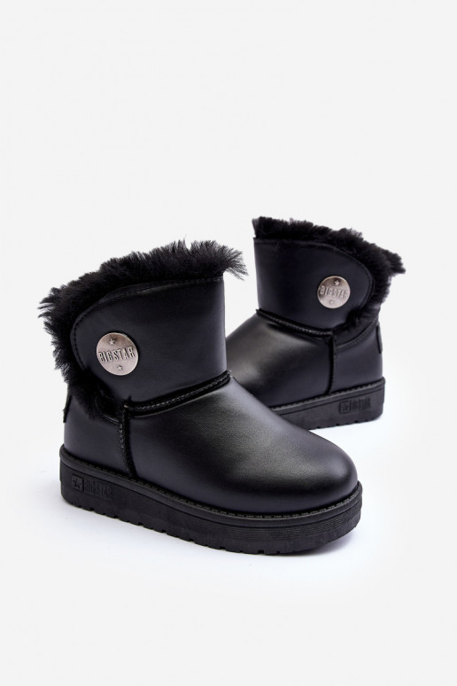 Children's Snow Boots Lined with Fur Black Big Star MM374082 Children's Snow Boots Lined with Fur Black Big Star MM374082