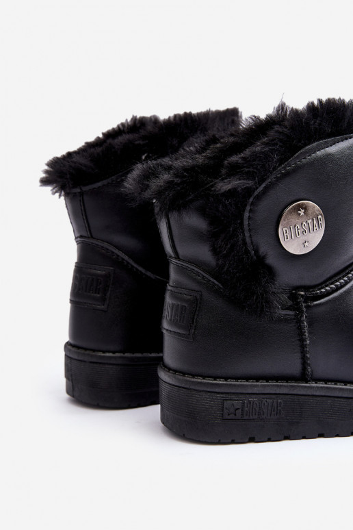 Children's Snow Boots Lined with Fur Black Big Star MM374082 Children's Snow Boots Lined with Fur Black Big Star MM374082