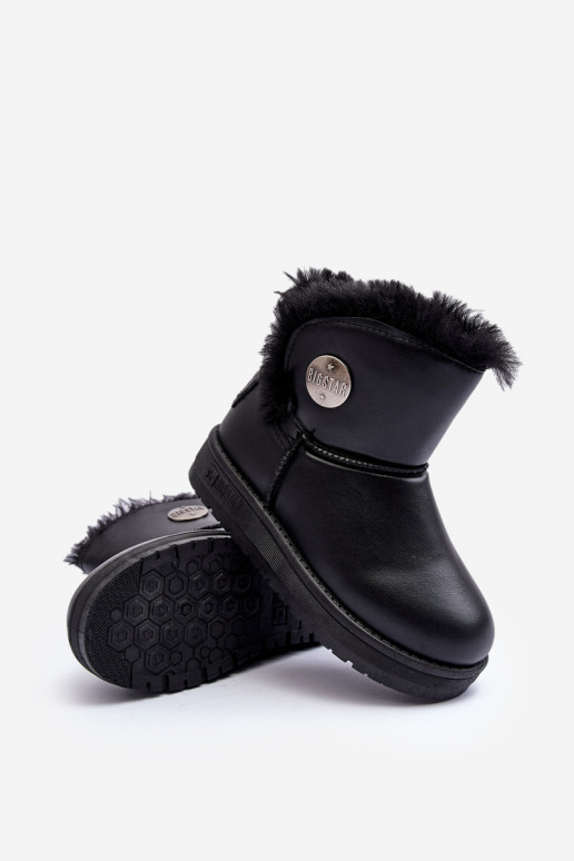 Children's Snow Boots Lined with Fur Black Big Star MM374082 Children's Snow Boots Lined with Fur Black Big Star MM374082