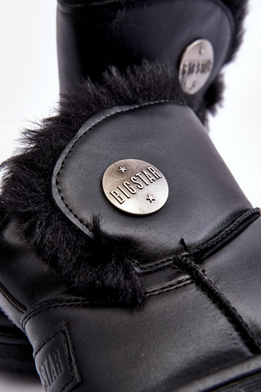 Children's Snow Boots Lined with Fur Black Big Star MM374082 Children's Snow Boots Lined with Fur Black Big Star MM374082