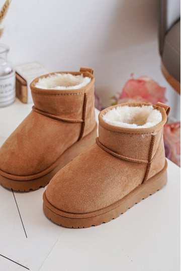 Children's Snow Boots Insulated Camel Nallita 2