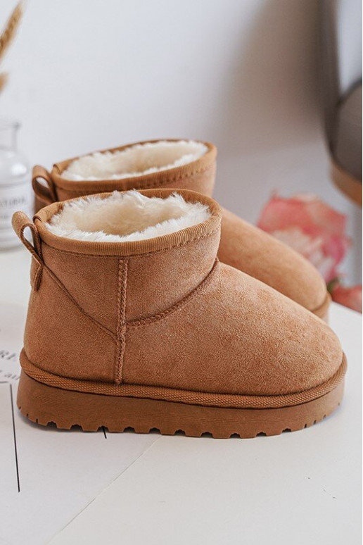 Children's Snow Boots Insulated Camel Nallita Children's Snow Boots Insulated Camel Nallita
