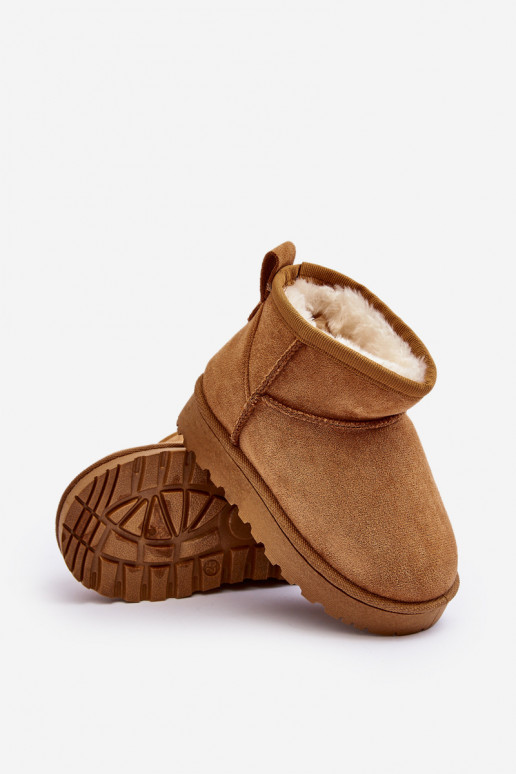 Children's Snow Boots Insulated Camel Nallita Children's Snow Boots Insulated Camel Nallita