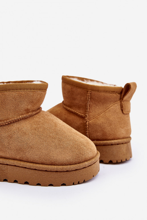 Children's Snow Boots Insulated Camel Nallita Children's Snow Boots Insulated Camel Nallita