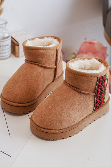 Children's Insulated Snow Boots Camel Leonora 2