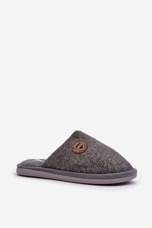 Men's Classic Gray Slippers Makis Men's Classic Gray Slippers Makis
