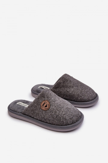 Men's Classic Gray Slippers Makis 2