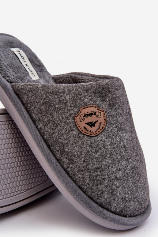 Men's Classic Gray Slippers Makis Men's Classic Gray Slippers Makis
