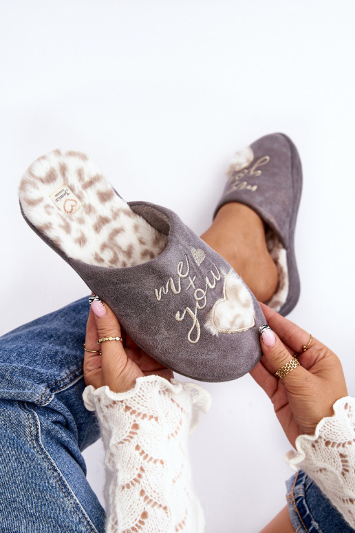 Shiny Women's Slippers Gray Geraja Shiny Women's Slippers Gray Geraja