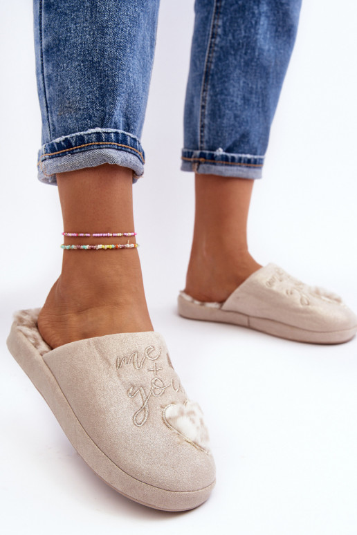 Shiny Women's Slippers Beige Geraja Shiny Women's Slippers Beige Geraja