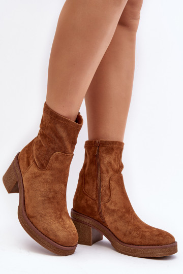 Women's ankle boots with a heel Camel Argastis 2