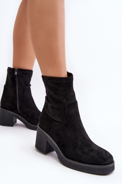 Women's ankle boots with a heel Camel Argastis Women's ankle boots with a heel Camel Argastis