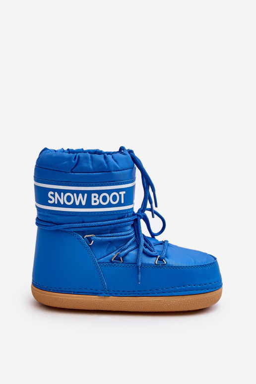 Women's tied snow boots blue Soia Women's tied snow boots blue Soia
