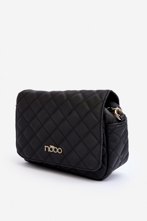 Quilted Messenger Bag NOBO NBAG-R3171-C020 Black Quilted Messenger Bag NOBO NBAG-R3171-C020 Black