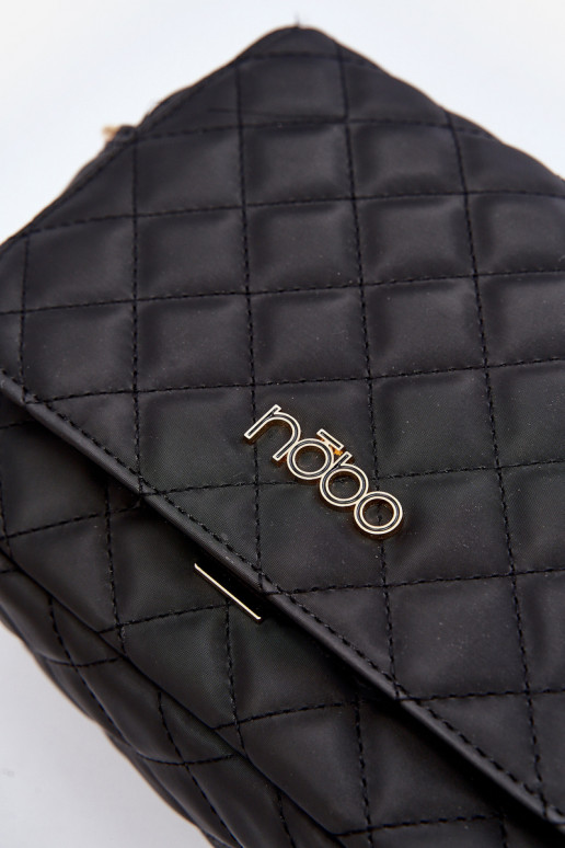 Quilted Messenger Bag NOBO NBAG-R3171-C020 Black Quilted Messenger Bag NOBO NBAG-R3171-C020 Black