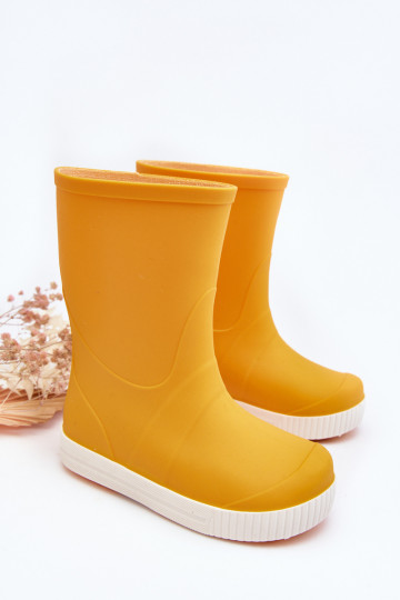 Children's rubber shoes Wave Gokids 979 yellow color 2