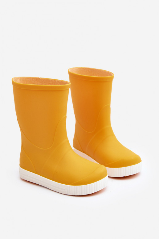 Children's rubber shoes Wave Gokids 979 yellow color