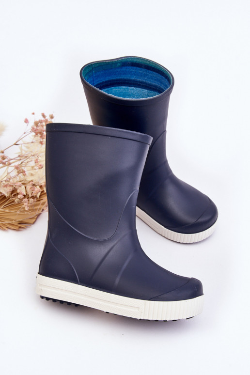 Children's rubber shoes Wave Gokids 979 dark blue Children's rubber shoes Wave Gokids 979 dark blue