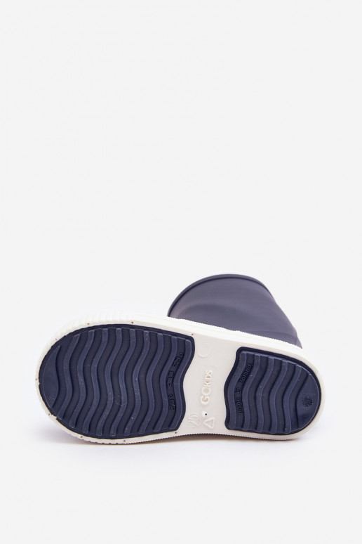 Children's rubber shoes Wave Gokids 979 dark blue