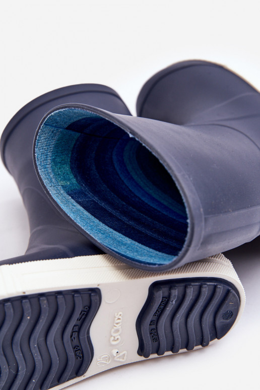 Children's rubber shoes Wave Gokids 979 dark blue