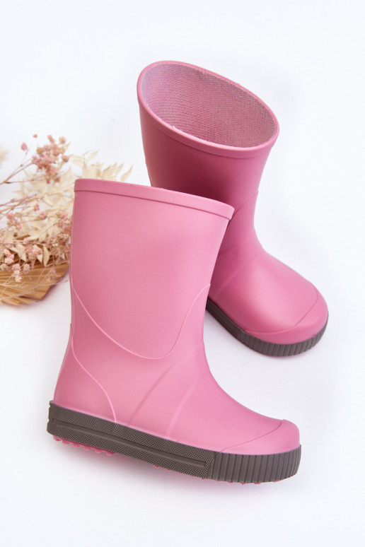Children's rubber shoes Wave Gokids 979 pink color