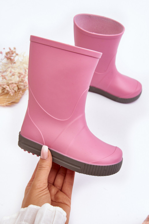 Children's rubber shoes Wave Gokids 979 pink color