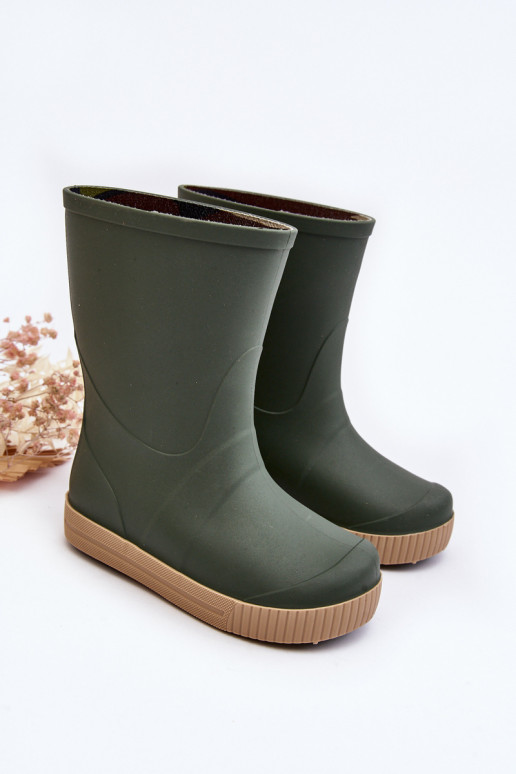 Children's rubber shoes Wave Gokids 979 green color Children's rubber shoes Wave Gokids 979 green color