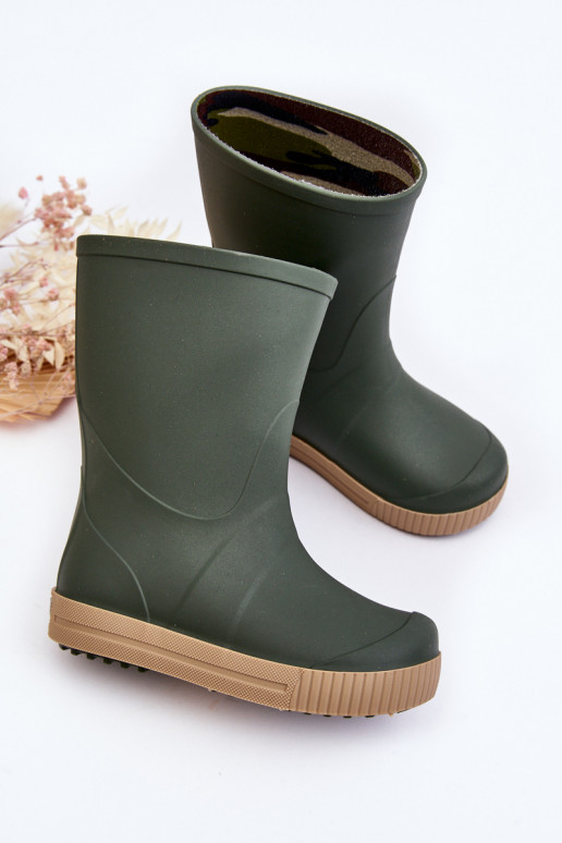 Children's rubber shoes Wave Gokids 979 green color Children's rubber shoes Wave Gokids 979 green color