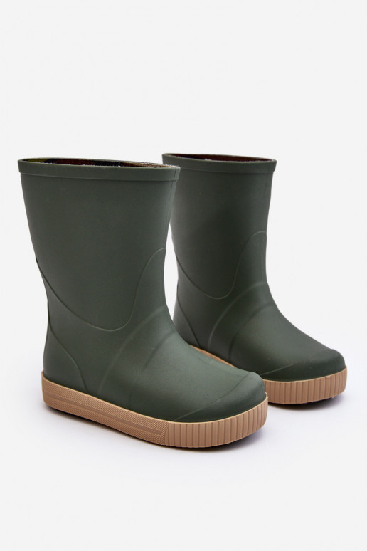 Children's rubber shoes Wave Gokids 979 green color