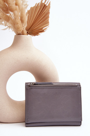 Joanela women's wallet in gray eco leather 2