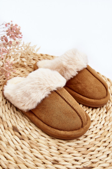 Children's Slippers With Faux Fur Camel Befana 2
