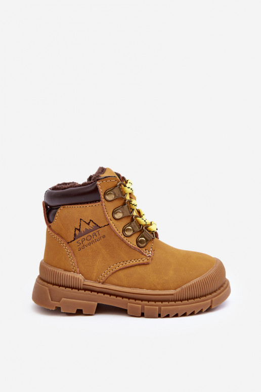 Children's Lined Boots Trappers Camel Walter Children's Lined Boots Trappers Camel Walter